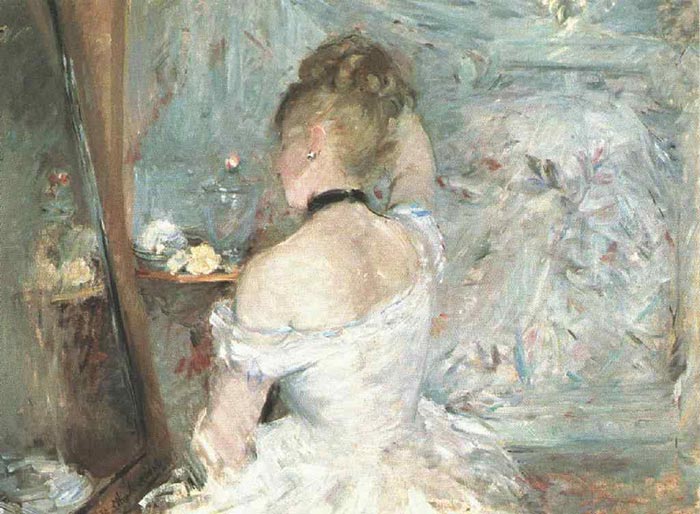 Woman at Her Toilette by Berthe Morisot